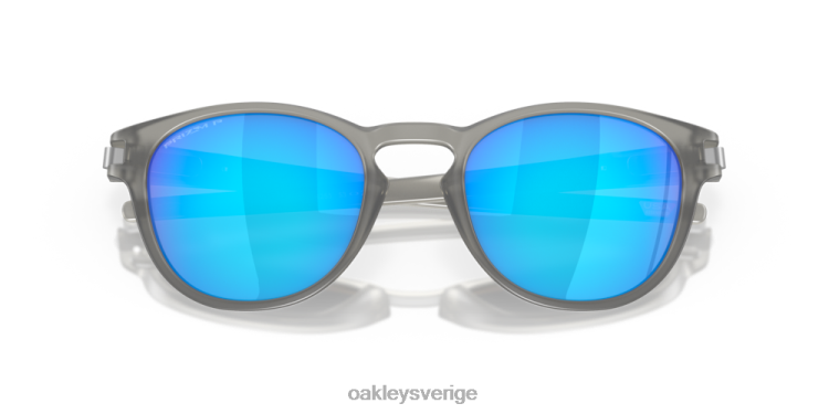 Oakley spärr (låg bryggpassning) T8RX0907 prizm safirpolariserade linser, mattgrå bläckbåge