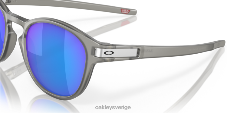Oakley spärr (låg bryggpassning) T8RX0907 prizm safirpolariserade linser, mattgrå bläckbåge