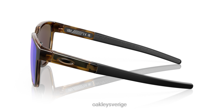 Oakley ställdon T8RX0833 prizm safir polariserade linser, brun sköldpaddsbåge