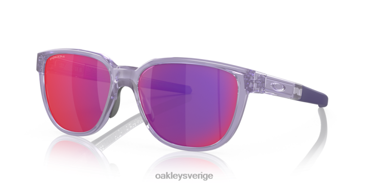 Oakley ställdon (låg bryggpassning) T8RX0843 prizm väglinser, transparent lila båge