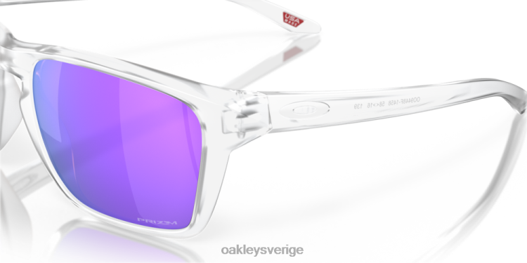 Oakley sylas (låg bryggpassning) T8RX0965 prizm violetta linser, matt klar ram