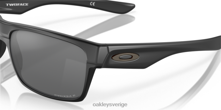 Oakley två ansikten T8RX0690 prizm svarta polariserade linser, mattsvart båge