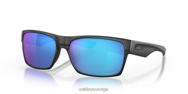 Oakley två ansikten T8RX0691 prizm safir polariserade linser, mattsvart båge
