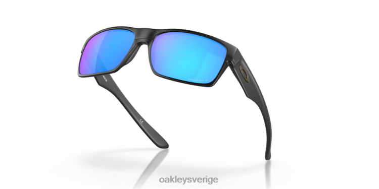 Oakley två ansikten T8RX0691 prizm safir polariserade linser, mattsvart båge