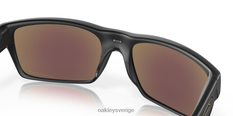 Oakley två ansikten T8RX0691 prizm safir polariserade linser, mattsvart båge