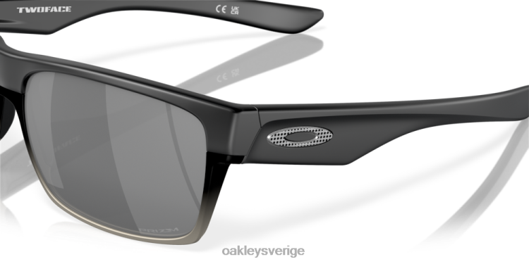 Oakley tvåsidig maskinistsamling T8RX0687 krom iridium linser, matt svart båge