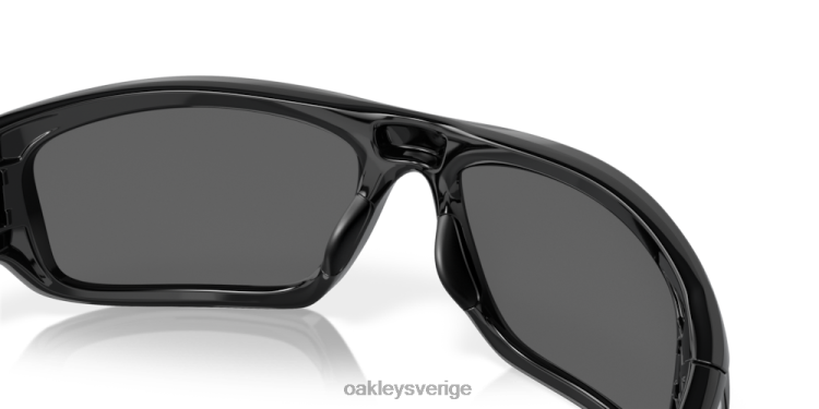 Oakley ventil T8RX0773 svarta iridiumlinser, polerad svart båge