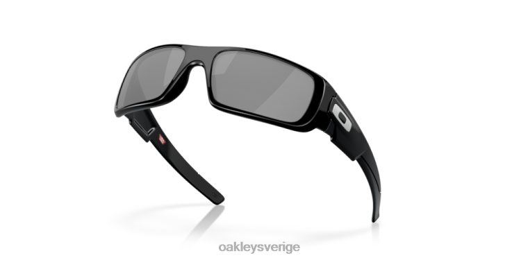 Oakley vevaxel T8RX0248 svarta iridiumlinser, polerad svart båge