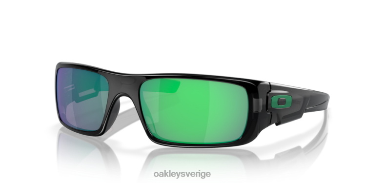 Oakley vevaxel T8RX0249 jade iridium linser, svart bläck ram