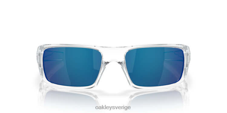Oakley vevaxel T8RX0251 ice iridium linser, polerad klar ram