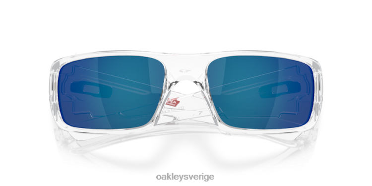 Oakley vevaxel T8RX0251 ice iridium linser, polerad klar ram