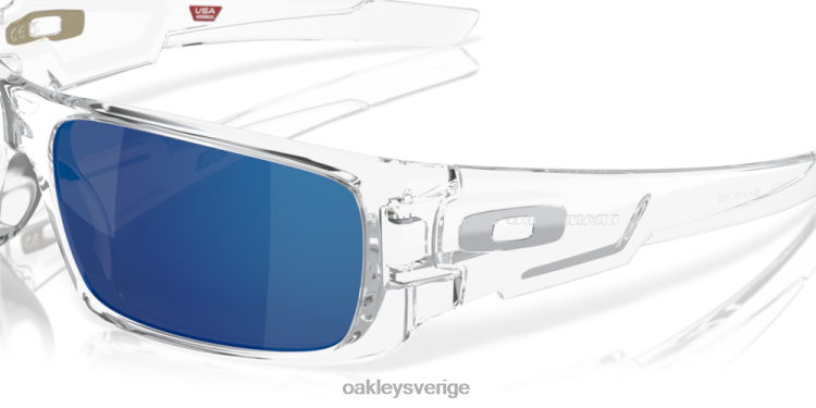 Oakley vevaxel T8RX0251 ice iridium linser, polerad klar ram
