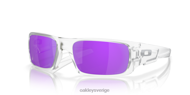 Oakley vevaxel T8RX0254 violett iridium polariserade linser, matt klar ram