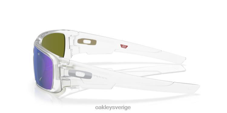 Oakley vevaxel T8RX0254 violett iridium polariserade linser, matt klar ram