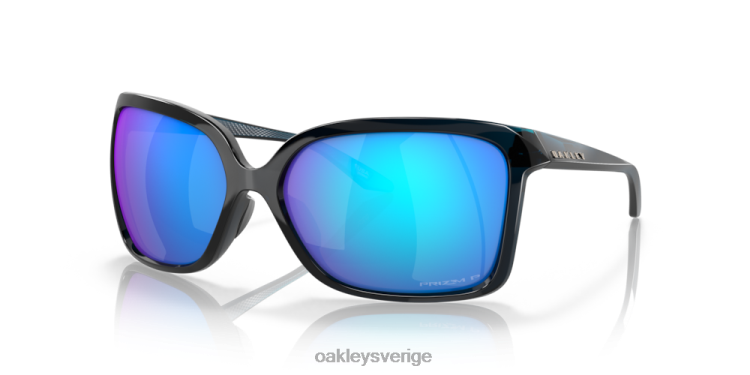 Oakley wildrye T8RX0288 prizm safir polariserade linser, trans poseidon ram