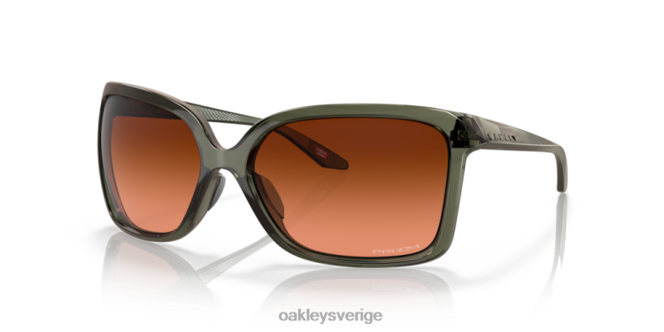 Oakley wildrye T8RX0291 prizm bruna gradientlinser, ram med olivfärgat bläck