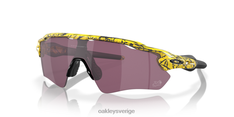Oakley 2023 tour de france radar ev path T8RX0729 prizm road svarta linser, tdf splatterram
