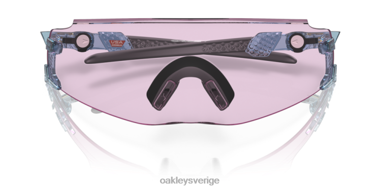 Oakley Kato upptäck samling T8RX0124 prizm linser med lågt ljus, genomskinlig stonewash ram