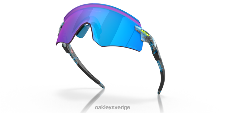 Oakley encoder (låg brygganpassning) fristadssamling T8RX0174 prizm sapphire linser, helgedom swirl ram