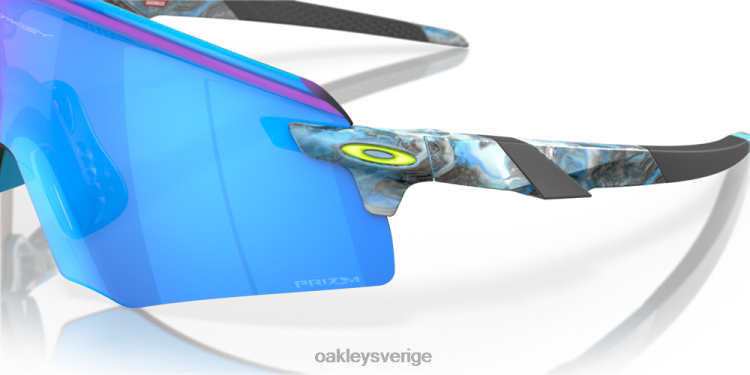 Oakley encoder (låg brygganpassning) fristadssamling T8RX0174 prizm sapphire linser, helgedom swirl ram