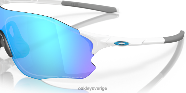 Oakley evzero-bana (låg bropassning) T8RX0888 prizm safir linser, polerad vit båge