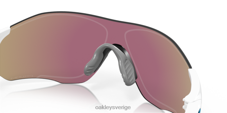 Oakley evzero-bana (låg bropassning) T8RX0888 prizm safir linser, polerad vit båge