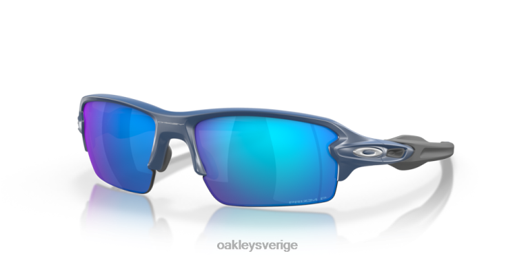 Oakley flak 2.0 (låg bryggpassning) T8RX0875 prizm safir polariserade linser, matt poseidon båge