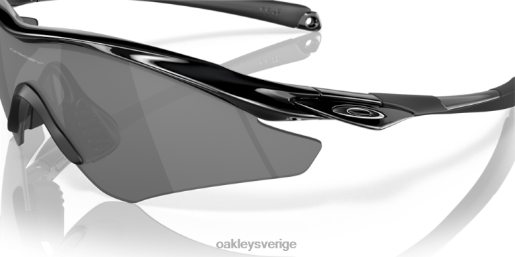 Oakley m2 ram T8RX0732 svarta iridiumlinser, polerad svart båge
