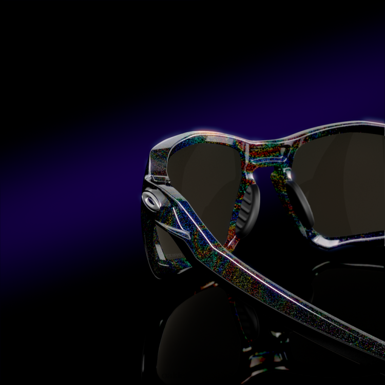 Oakley plazma (låg bropassning) T8RX0583 prizm grå linser, mattsvart båge