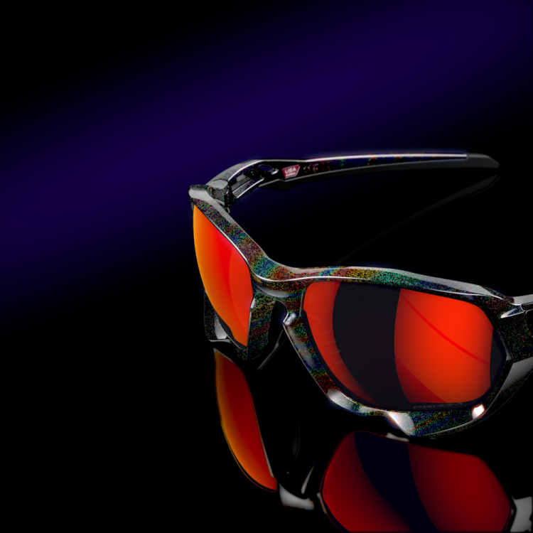 Oakley plazma (låg bropassning) T8RX0583 prizm grå linser, mattsvart båge