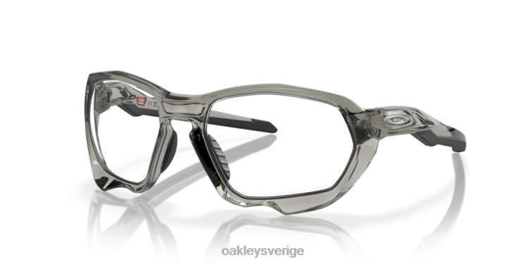 Oakley plazma (låg bropassning) T8RX0585 klara till svarta iridium fotokroma linser, grå bläckram