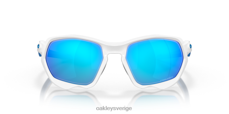 Oakley plazma (låg bropassning) T8RX0589 prizm sapphire linser, matt vit båge