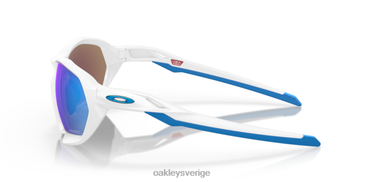 Oakley plazma (låg bropassning) T8RX0589 prizm sapphire linser, matt vit båge