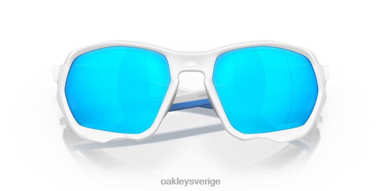 Oakley plazma (låg bropassning) T8RX0589 prizm sapphire linser, matt vit båge