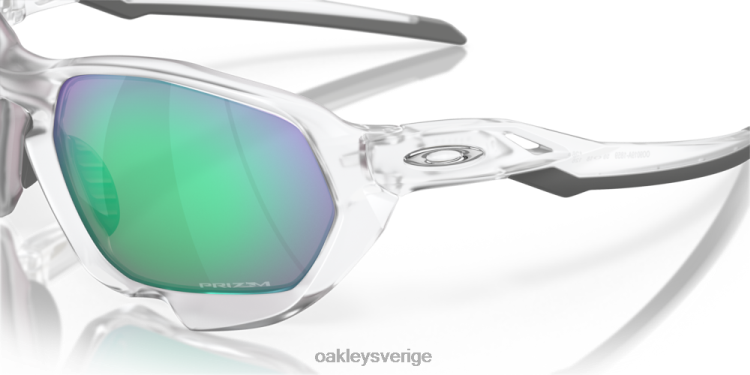 Oakley plazma (låg bropassning) T8RX0591 prizm road jade linser, matt klar ram