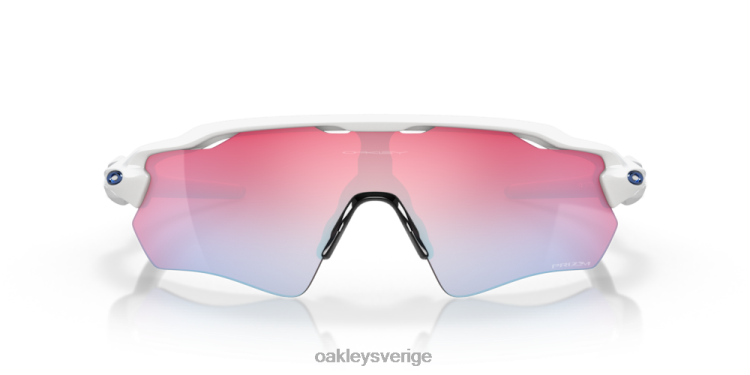 Oakley radar ev väg T8RX029 prizm snow sapphire linser, polerad vit båge