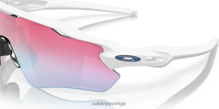 Oakley radar ev väg T8RX029 prizm snow sapphire linser, polerad vit båge