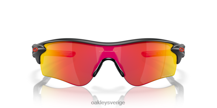 Oakley radarlåsbana (låg bropassning) T8RX0706 prizm ruby ​​linser, matt svart bläckbåge