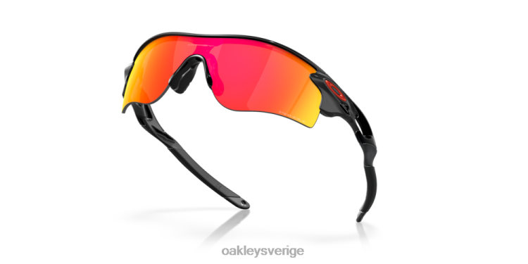 Oakley radarlåsbana (låg bropassning) T8RX0706 prizm ruby ​​linser, matt svart bläckbåge