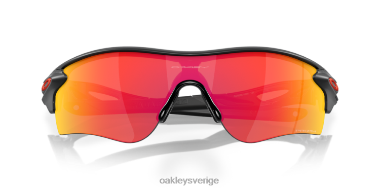 Oakley radarlåsbana (låg bropassning) T8RX0706 prizm ruby ​​linser, matt svart bläckbåge