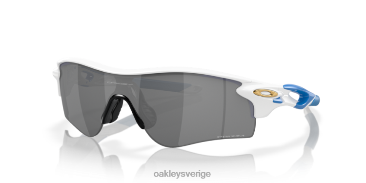 Oakley radarlåsbana (låg bropassning) T8RX0709 prizm svarta linser, polerad vit båge