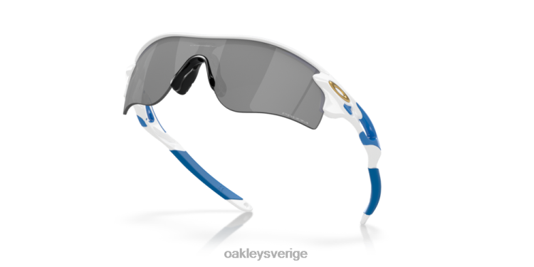 Oakley radarlåsbana (låg bropassning) T8RX0709 prizm svarta linser, polerad vit båge