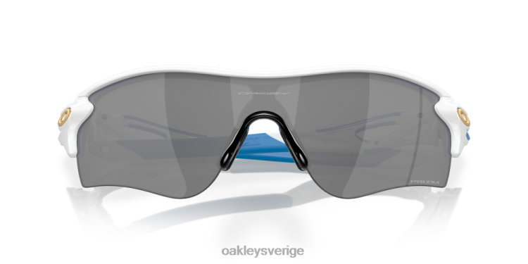 Oakley radarlåsbana (låg bropassning) T8RX0709 prizm svarta linser, polerad vit båge