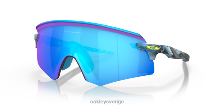Oakley samling av encoder helgedom T8RX01055 prizm sapphire linser, helgedom swirl ram