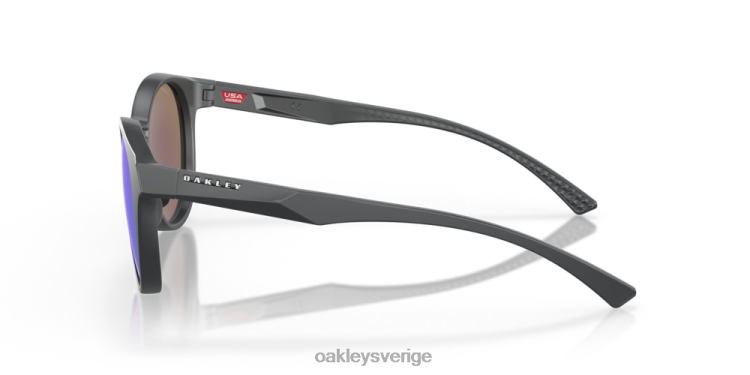 Oakley spindrift T8RX01087 prizm safirpolariserade linser, ram i matt kolfiber