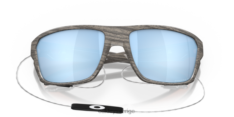 Oakley split shot woodgrain samling T8RX0300 prizm djupt vatten polariserade linser, woodgrain ram
