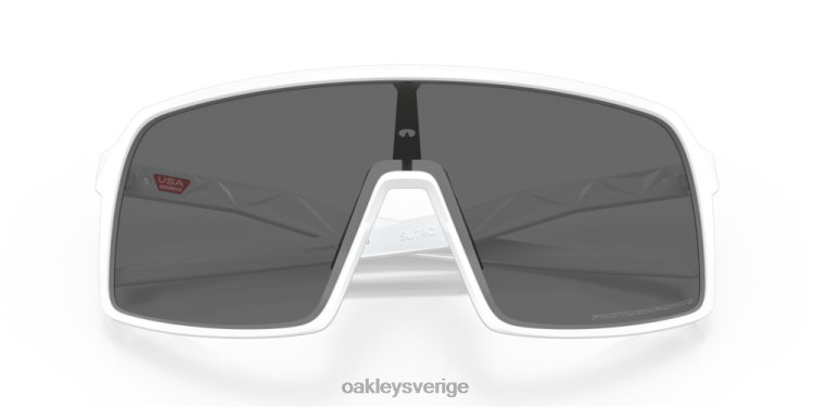 Oakley sutro (låg bropassning) T8RX0476 klara till svarta iridium fotokroma linser, matt vit ram