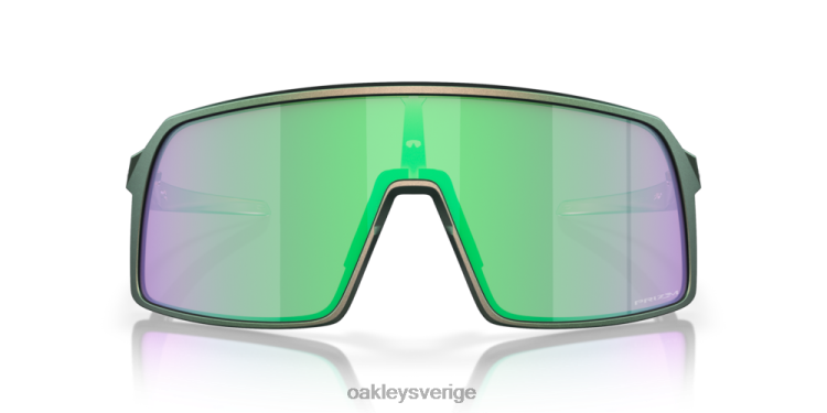 Oakley sutro (låg bryggpassning) upptäck samling T8RX0927 prizm road jade linser, matt silvergrön färgskiftningsram