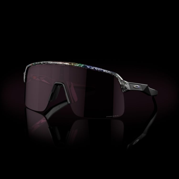 Oakley sutro lite (låg bridge passform) verve samling T8RX0997 prizm road svarta linser, verve spacedust ram