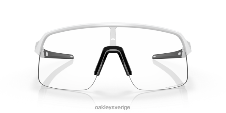 Oakley sutro lite (låg bryggpassning) T8RX0454 klara till svarta iridium fotokroma linser, matt vit ram